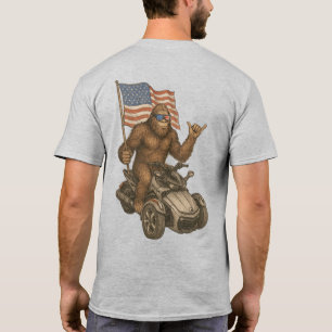 USスパイダライダー – スパイダビッグフットフラグ2S Tシャツ