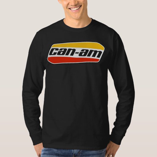 USスパイダーライダー – レトロCan-Amロゴ2 Tシャツ (正面)