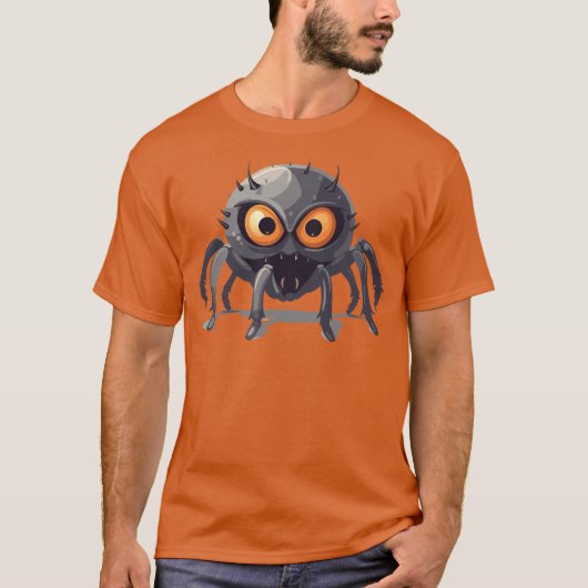USスパイダーライダー – 怖いスパイダー Tシャツ (正面)