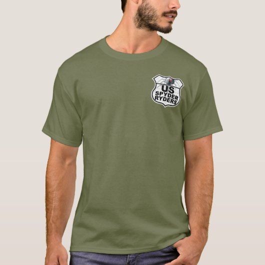 USスパイダーライダー – 私に背を踏み込まない Tシャツ (正面)