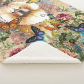 USチャウシェルパ毛布の天使 シェルパブランケット (3/4)