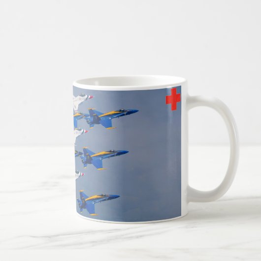 USデモチーム敬礼! コーヒーマグカップ (右)