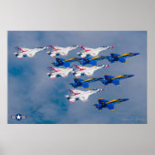 USデモチーム敬礼! ポスター (正面)