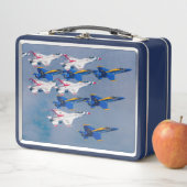 USデモチーム敬礼！ メタルランチボックス (インサイチュ)