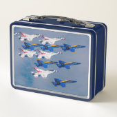 USデモチーム敬礼！ メタルランチボックス (裏面)