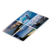 USハワイ – ホノルルビュー – ザ・ペルーズ – ラニカイ マグネット (左側)