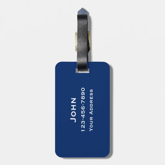 USフラカスタマイズグ ラゲッジタグ (裏面縦)