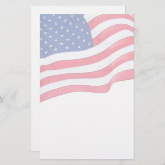 USフラグ愛国文房具 便箋 (正面/裏面)