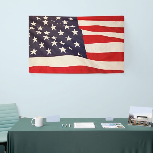 USフラグ 横断幕 (トレードショー)