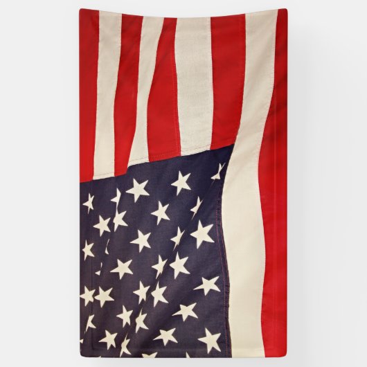 USフラグ 横断幕 (縦)