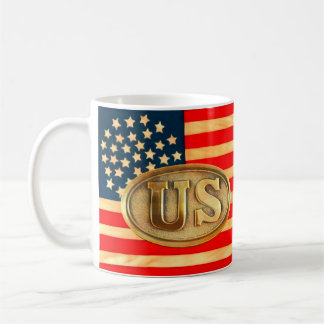 US南北戦争 北軍 "Federal" ベルトバックル コーヒーマグカップ