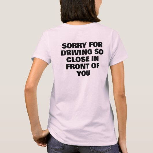 US スパイダーライダース - とっても近いよ Tシャツ (裏面)