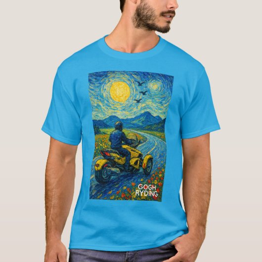 US スパイダーライダース - ゴッホライド 01 Tシャツ (正面)