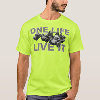 US スパイダーライダース - ワンライフ・リブ・イット Tシャツ
