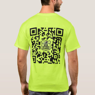 US スパイダーライダース - QRコード 2S Tシャツ