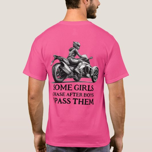 US スパイダーライダー - 追い抜く Tシャツ (裏面)