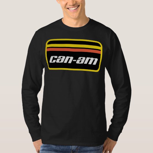 US スパイダー・ライダーズ - レトロ Can-Am ロゴ Tシャツ (正面)
