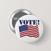 US+フラグでVOTE! 缶バッジ (正面&裏面)