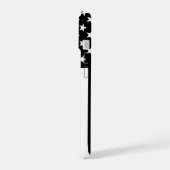 US フラッグ シン・レッド・ライン シンボルマーク iPhone 15ケース (左側面)