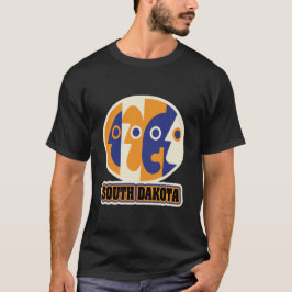 US - 州 - サウスダコタ Tシャツ
