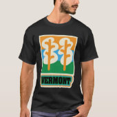 US - 州 - バーモント Tシャツ (正面)