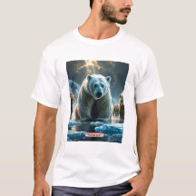 Us 救済 - Polar Bears on Thin Ice T-Shirt
