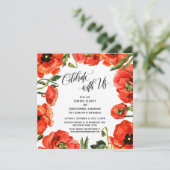 Us 祝Red Poppiesリース披露宴 招待状 (スタンド正面)