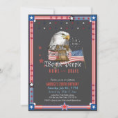 US 250 Anniversary  Eagle & Bell Illustration 招待状 (正面)