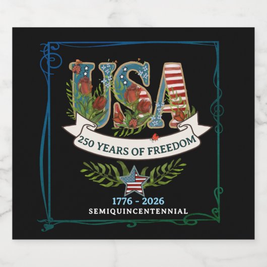 US 250 Aurora Black Beer Bottle Label ビールラベル (シングルラベル)