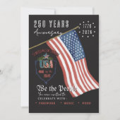 US 250 Patriotic We the People Patriotic 招待状 (正面)