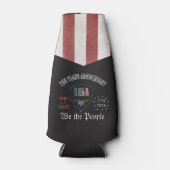 US 250 We the People Flag & Stars Cooler ボトルクーラー (正面)