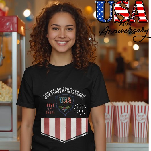 US 250 We the People Funky Patriotic Anniversary  トライブレンドＴシャツ