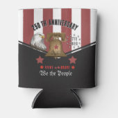 US 250 We the People Hand-Drawn Eagle and  Bell 缶クーラー (正面)