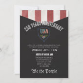 US 250 We the People Patriotic Anniversary  招待状 (裏面)