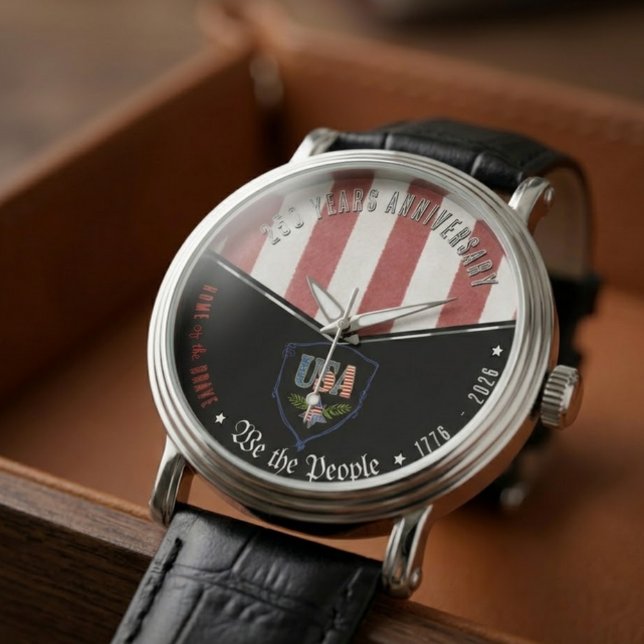 US 250 We the People Patriotic Anniversary Watch 腕時計 (US 250 We the People Patriotic Anniversary Watch)