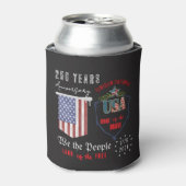 US 250 We the People Semi-Quincentennial Patriotic 缶クーラー (缶正面)