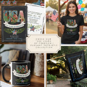 US 250 Years of Freedom Charcoal 4th July  招待状