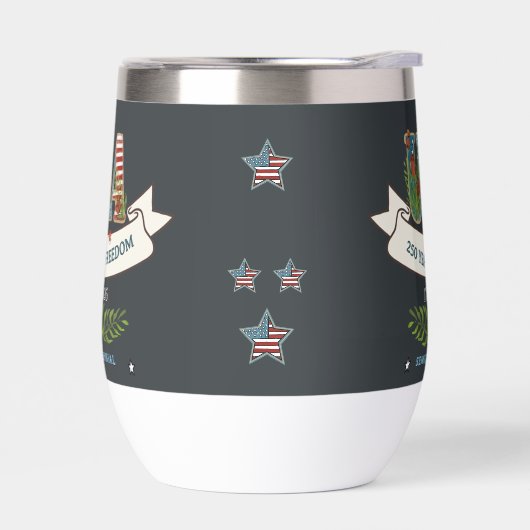 US 250 Years of Freedom Elegant Stemless  (左面)