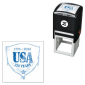 US 250 Years of Freedom Personalized Square Stamp セルフインキングスタンプ (インサイチュ)
