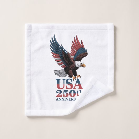 US 250th Anniversary ウォッシュタオル (ウォッシュタオル)