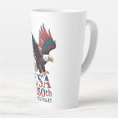 US 250th Anniversary カフェラテマグ (右アングル)