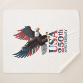 US 250th Anniversary  シェルパブランケット (正面(横))