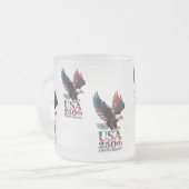 US 250th Anniversary  フロストグラスマグカップ (正面左)