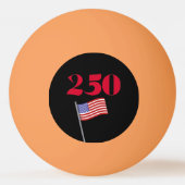 US 250th Anniversary 卓球ボール (裏面)