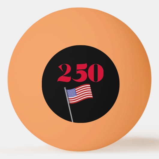 US 250th Anniversary  卓球ボール (裏面)