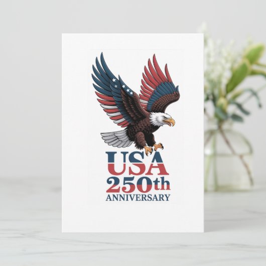 US 250th Anniversary 招待状 (スタンド正面)