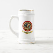 US 250th Anniversary Custom Vintage Freedom Seal ビールジョッキ (左)