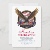 US 250th Anniversary Freedom Party 招待状 (正面)