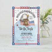 US 250th Anniversary Liberty Bell Eagle Invitation 招待状 (スタンド正面)