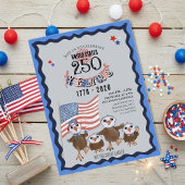 US 250th Celebration Great Eagle Family Invitation 招待状